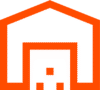 warehouse storage installations icon